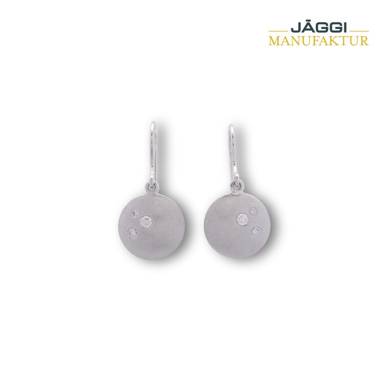 Ohrhänger Weissgold mit Diamanten Ohrhänger Weissgold mit Diamanten