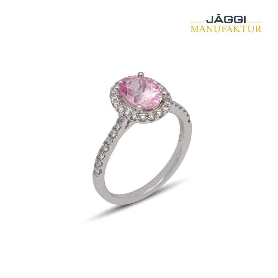 Ring mit Pink Safir