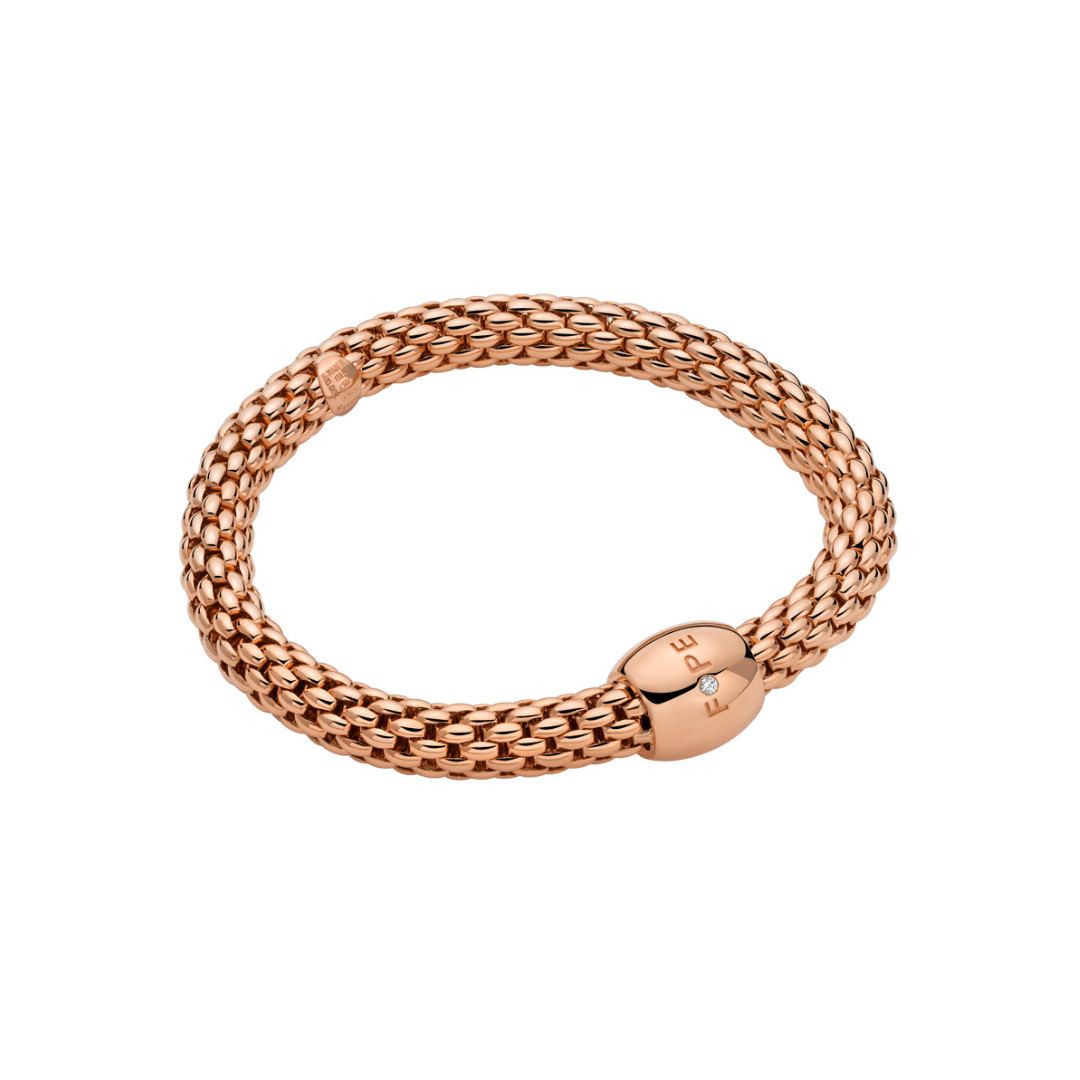 Flex'it Armband mit weissen Brillant / 01M14BX_BB