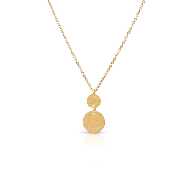 Anhänger Gelbgold gehämmert Anhänger Gelbgold gehämmert