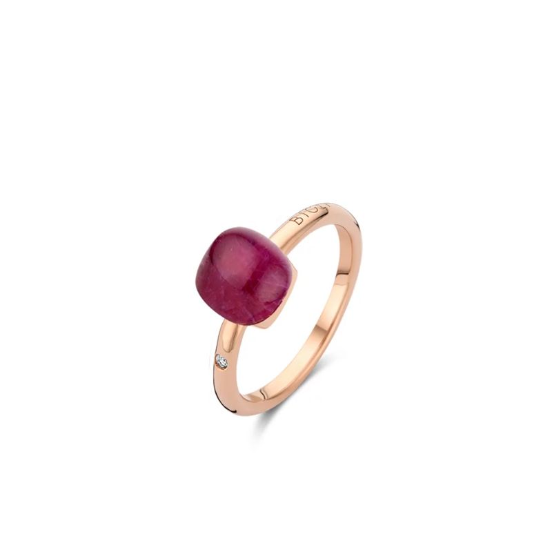 Mini Sweety Ring Klein mit Amethyst und Rubin in Roségold / 20R87Ramrubmp Mini Sweety Ring Klein mit Amethyst und Rubin in Roségold / 20R87Ramrubmp