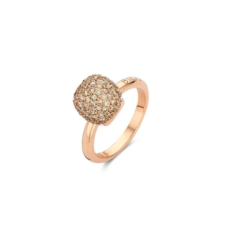 Mini Sweety Ring mit braunen Diamanten in Roségold / 23R149Rbrdia Mini Sweety Ring mit braunen Diamanten in Roségold / 23R149Rbrdia