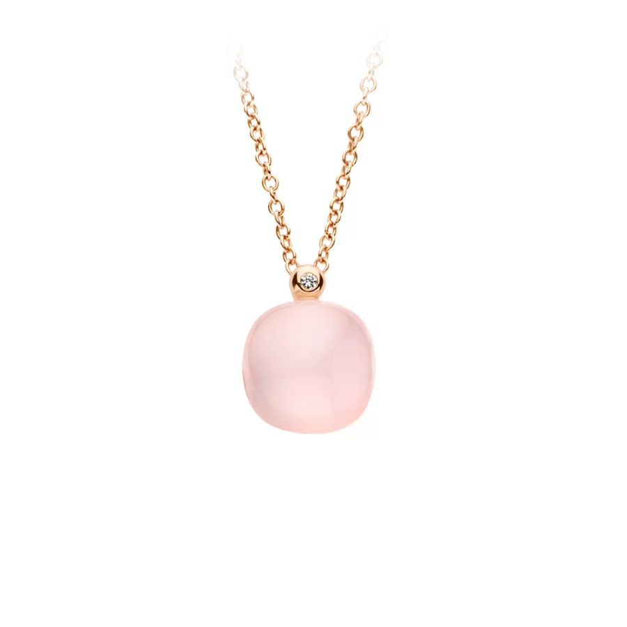 Mini Sweety Anhänger mit Rosenquarz in Roségold / 20H34Rpqmp_42