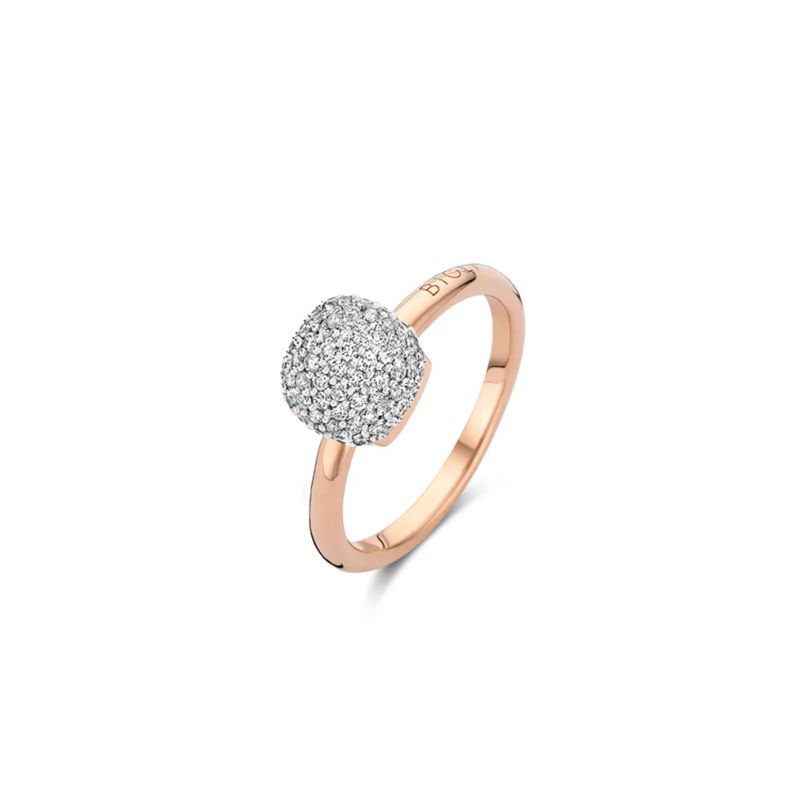 Mini Sweety Ring Klein mit weißen Diamanten in Roségold / 23R156RWdia Mini Sweety Ring Klein mit weißen Diamanten in Roségold / 23R156RWdia
