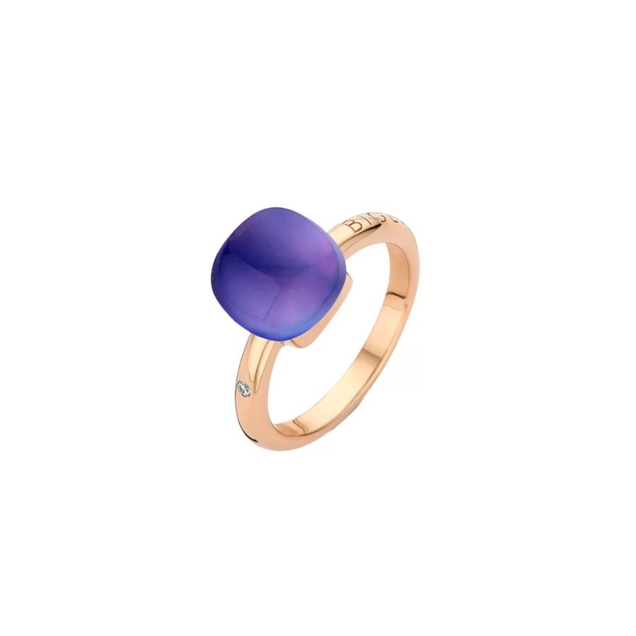 Mini Sweety Ring mit Amethyst und Lapislazuli in Roségold/ 20R88NRamlapmp Mini Sweety Ring mit Amethyst und Lapislazuli in Roségold/ 20R88NRamlapmp