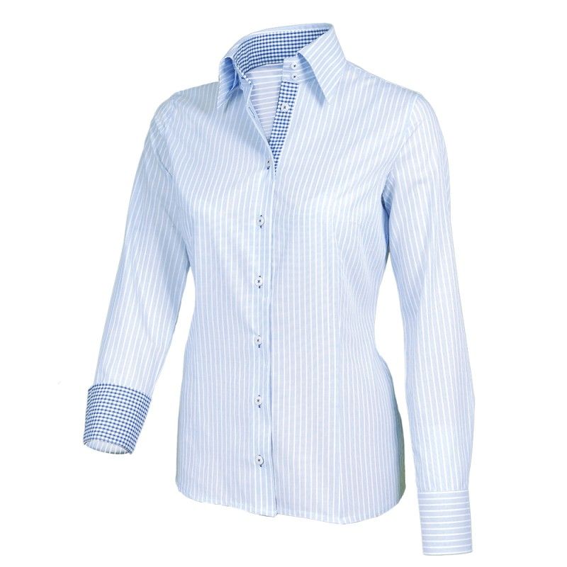 LADIES BLOUSE Stripe With Details