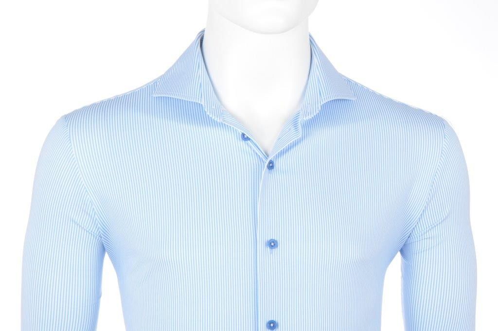 MEN&#39;S SHIRT Stripe SOFT STRETCH