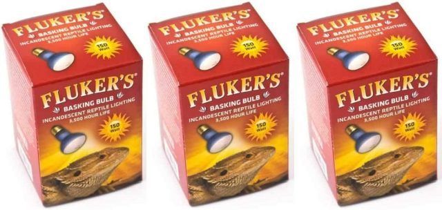 (3 Pack) Fluker’s Basking Spotlight Bulbs for Reptiles 150 watt