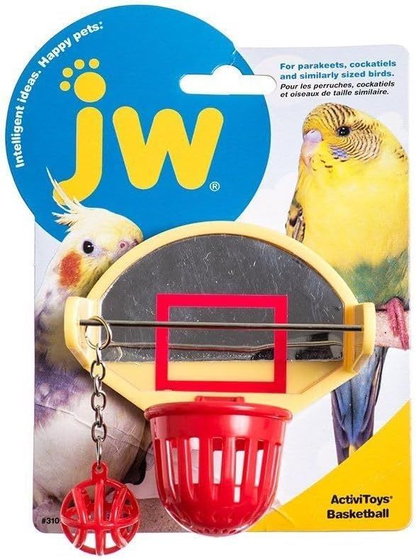 JW Insight Basketball – Bird Toy – Basketball Bird Toy – 7in. Long x 5.25in. Wide
