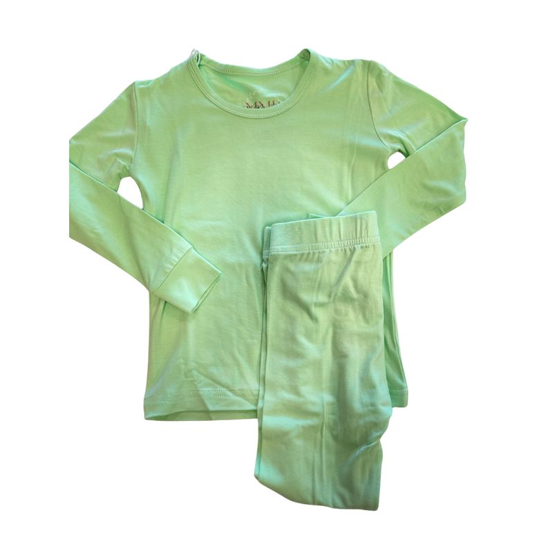 Bamboo Green Two-Piece Jammies