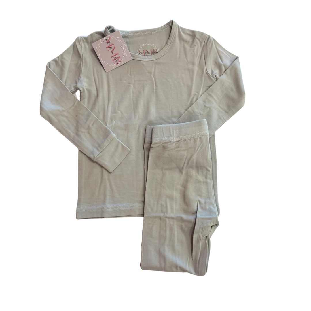 Bamboo Grey Two-Piece Jammies