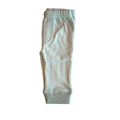 Boys Grey Striped Pants