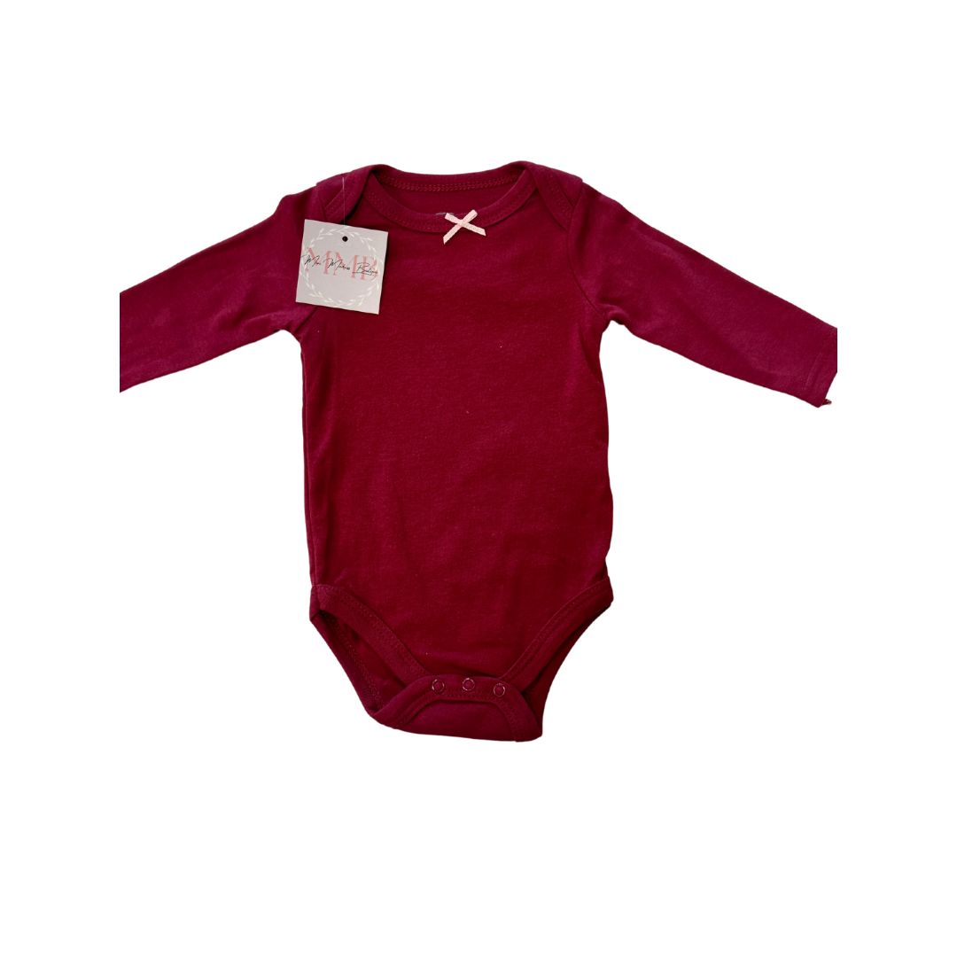 Maroon Long Sleeve Shirt