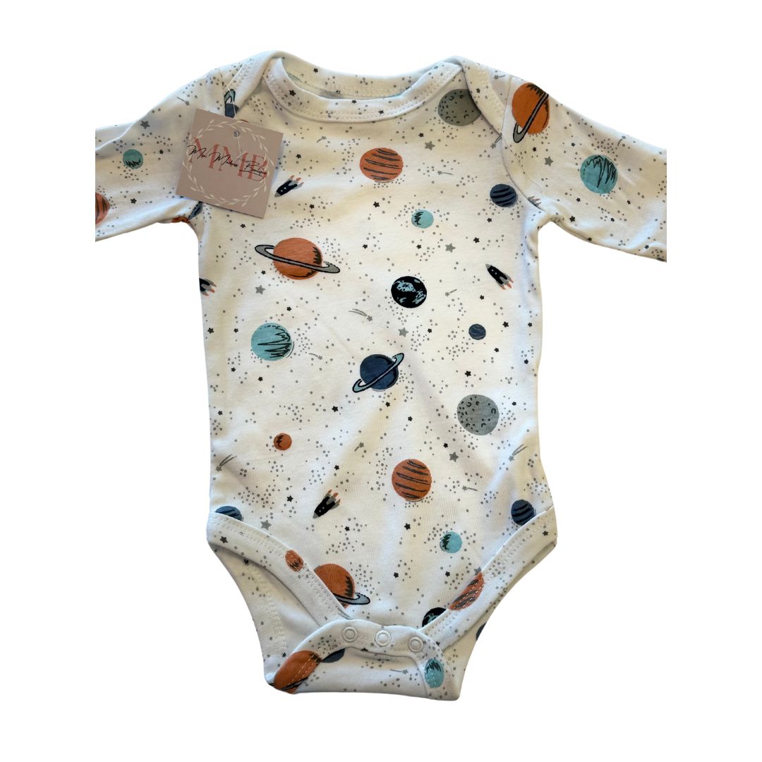 White Space Print Shirt