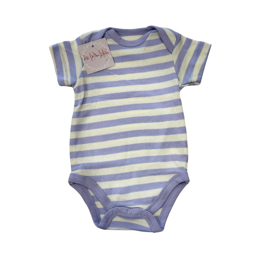 Purple And White Striped Shirt