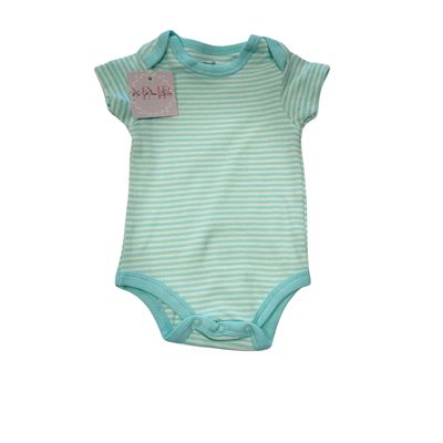 Teal And White Striped Shirt
