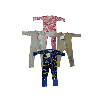 Bamboo Zipper Pajama