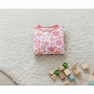 Bamboo Flower Two-Piece Jammies