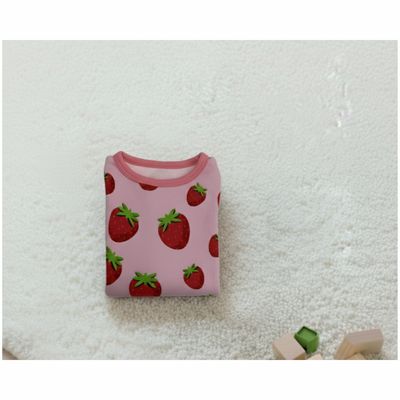 Bamboo Strawberry Two-Piece Jammies