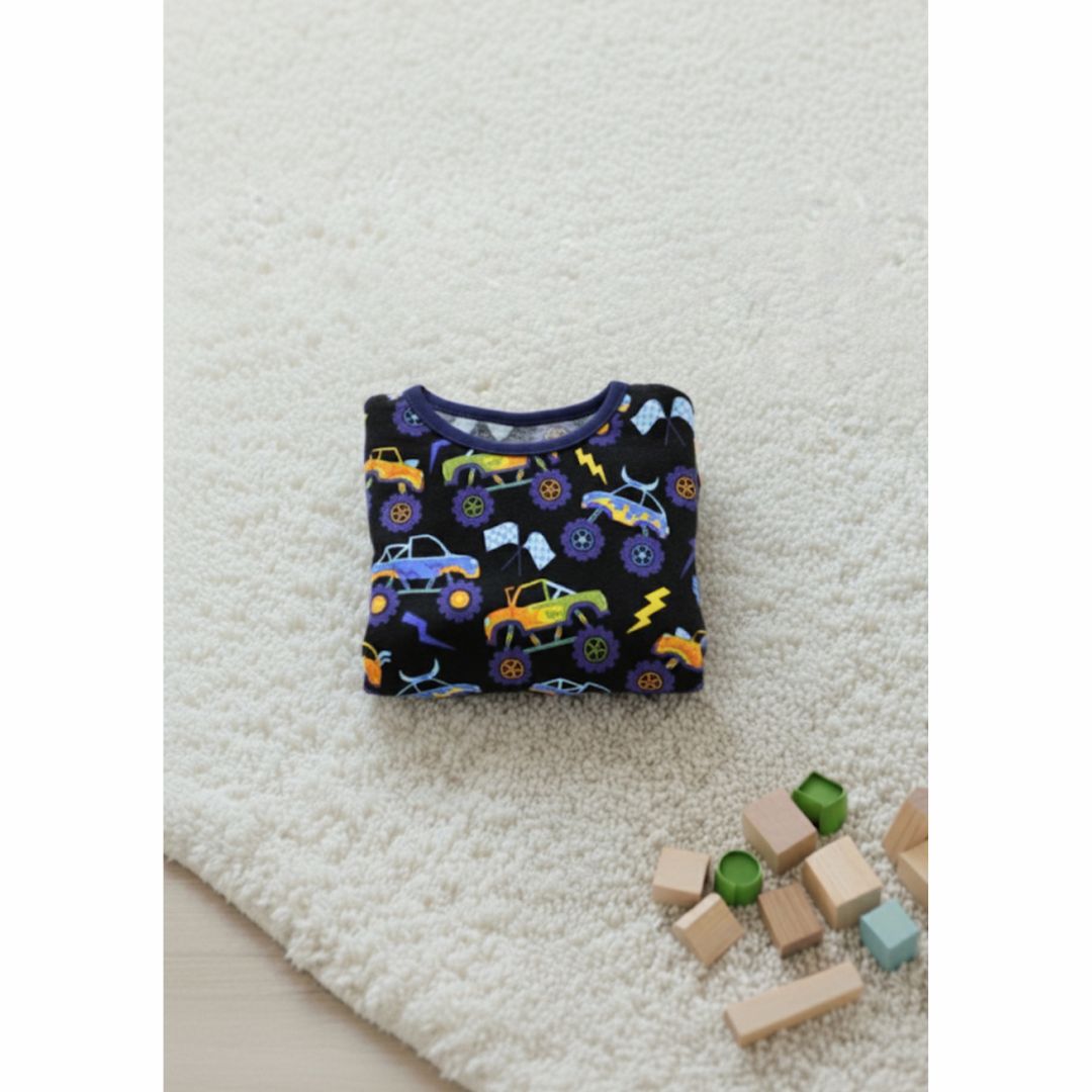 Bamboo Monster Truck Two-Piece Jammies