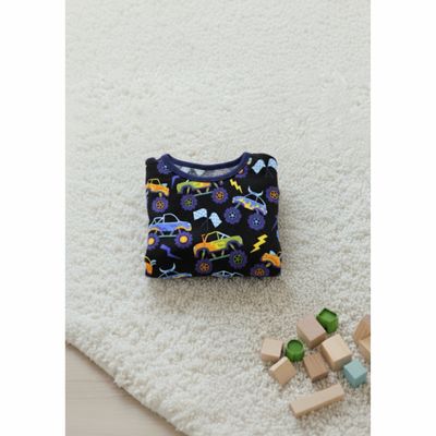 Bamboo Monster Truck Two-Piece Jammies