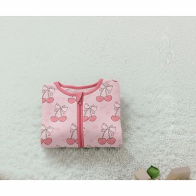 Bamboo Cherry Zipper Pajama