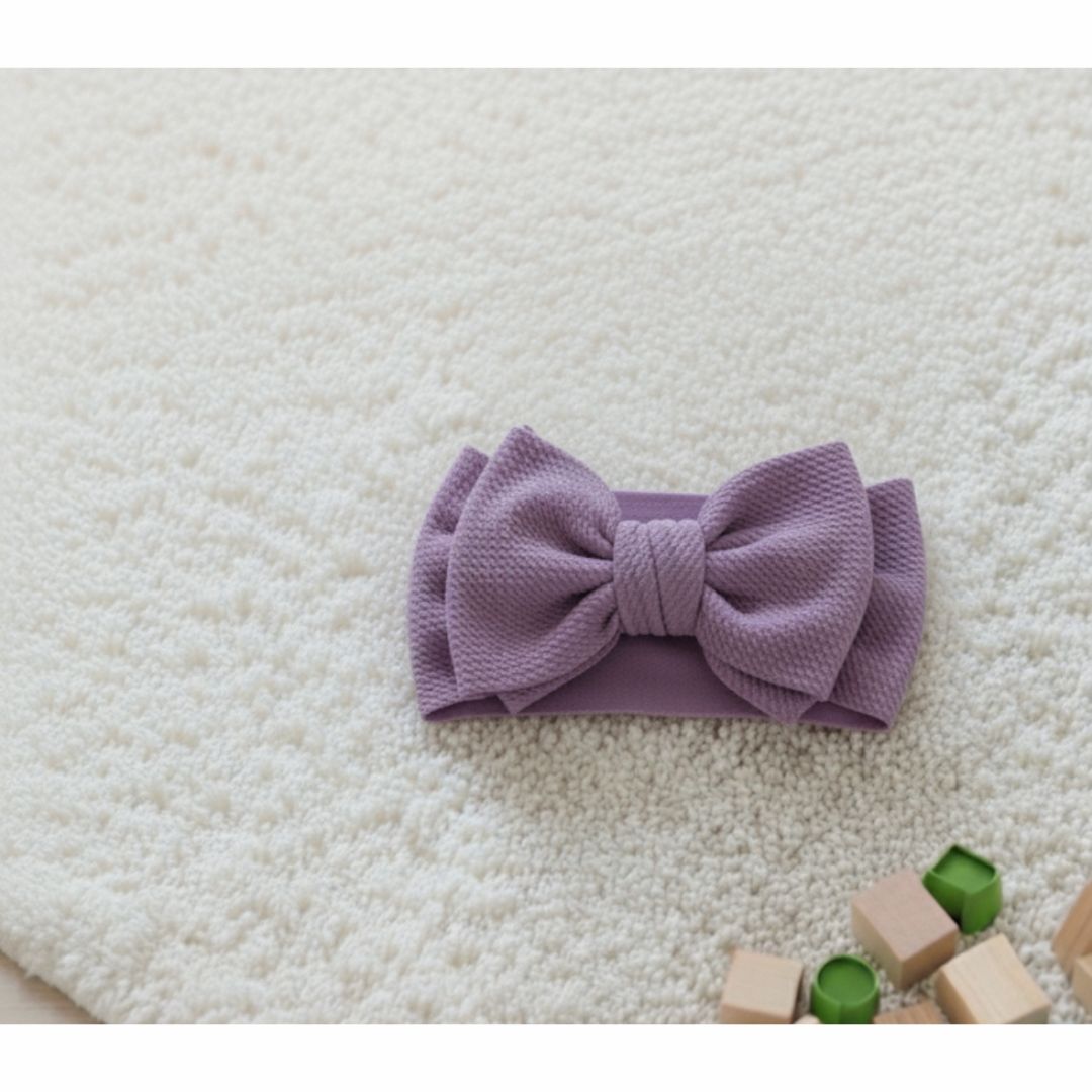 Purple bow
