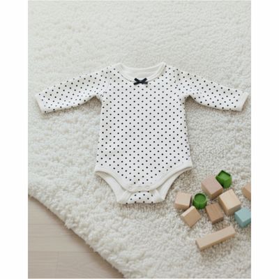 White And Black Poka Dot Shirt