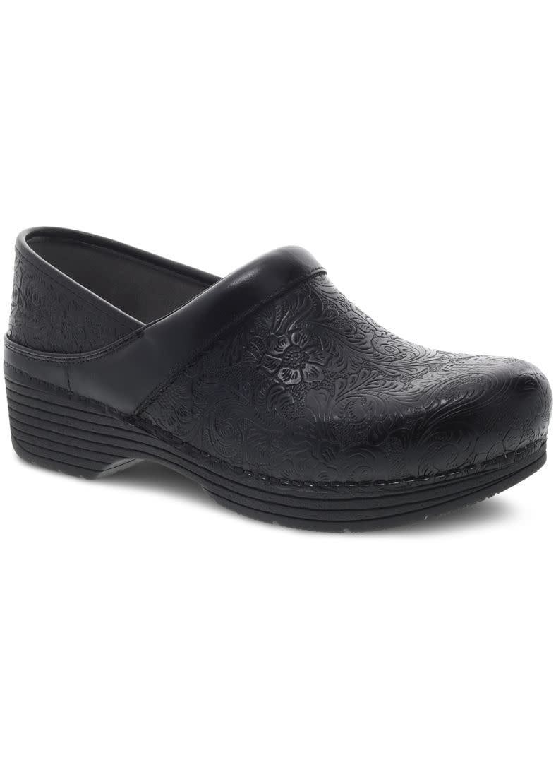 Dansko - LT Pro, Color: Blk Floral Tooled, Size: 36