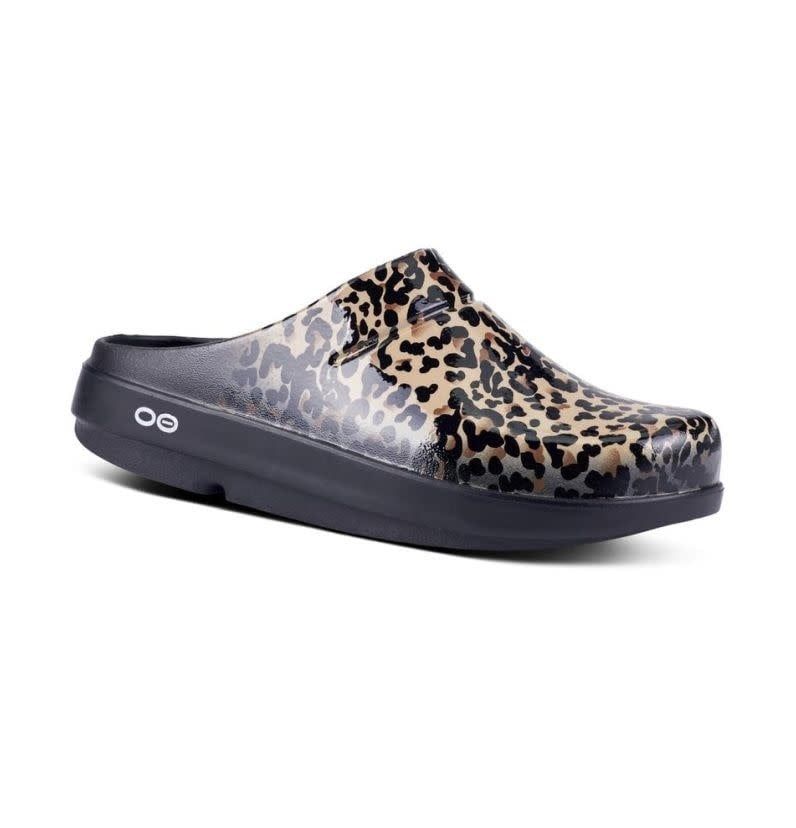 Oofos - OOcloog Limited, Color: Leopard, Size: 6