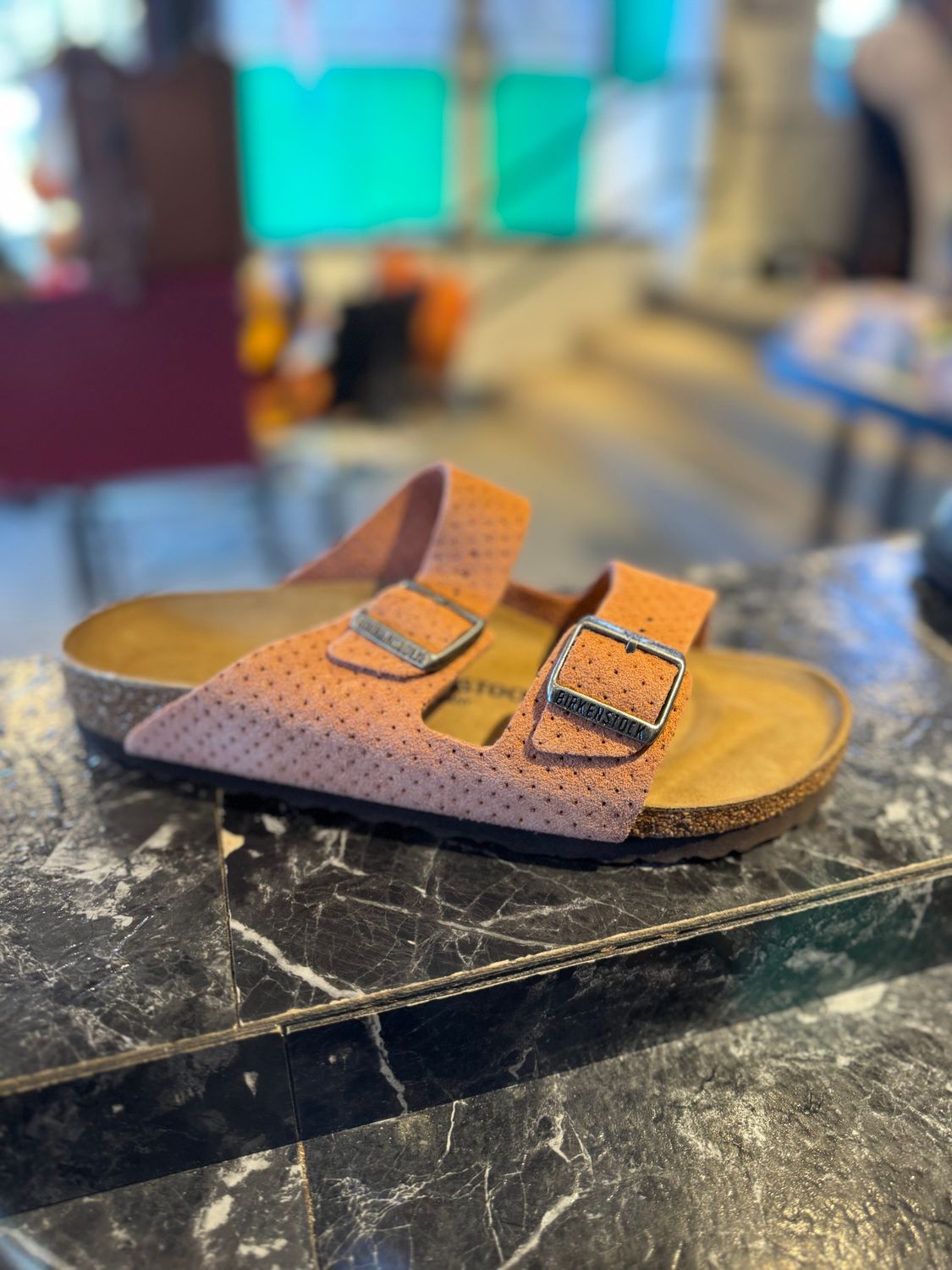 Birkenstock - Arizona Dot, Color: Burnt Orange, Size: 41