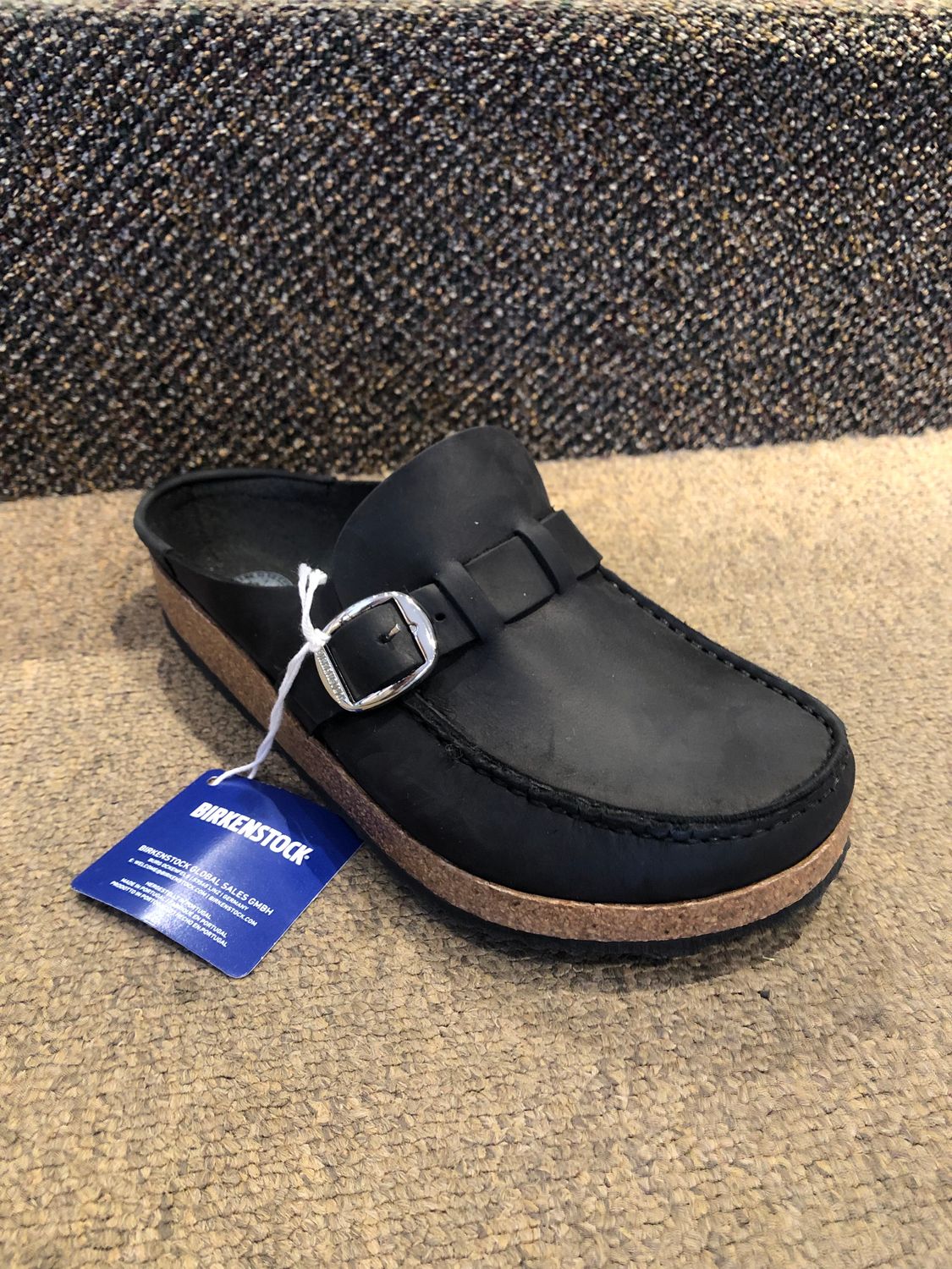 Birkenstock - Buckley Suede Narrow, Color: Black, Size: 36
