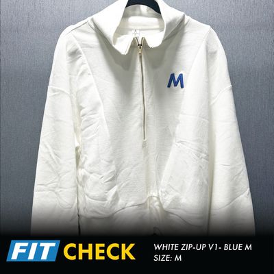 Quarter Zip with Embroidered Solid M Logo