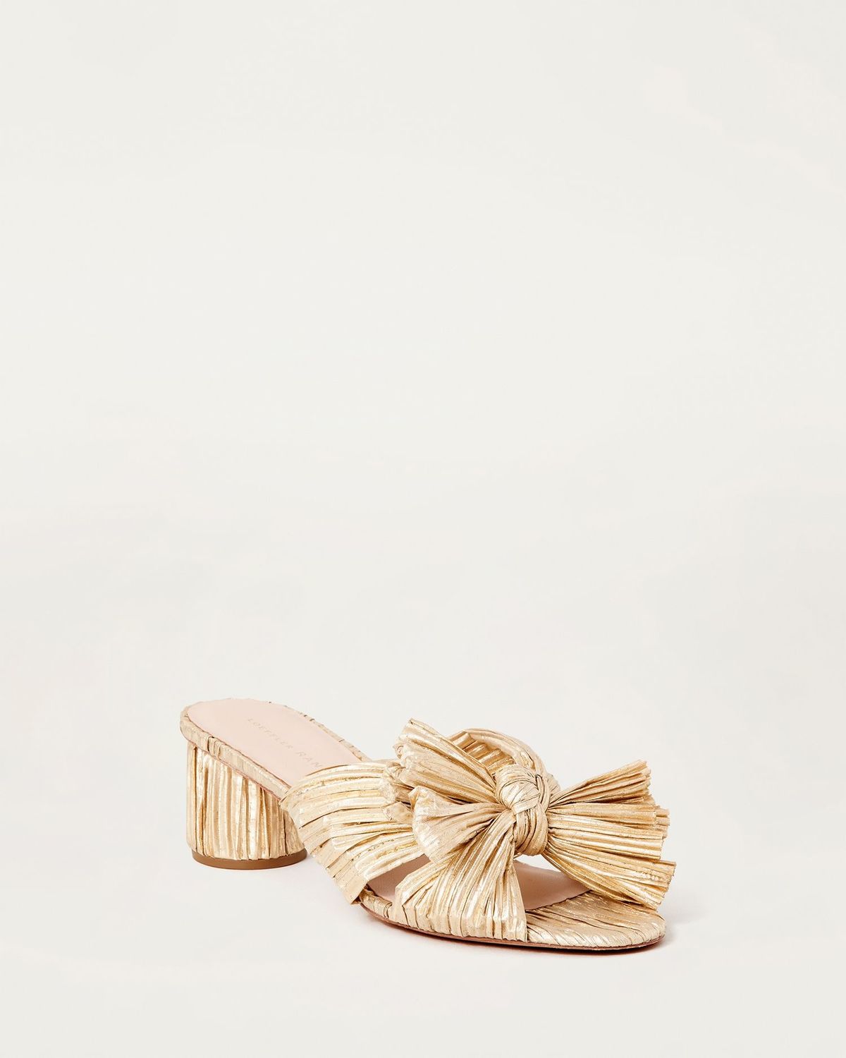 LOEFFLER RANDALL EMILIA PLEATED BOW HEEL