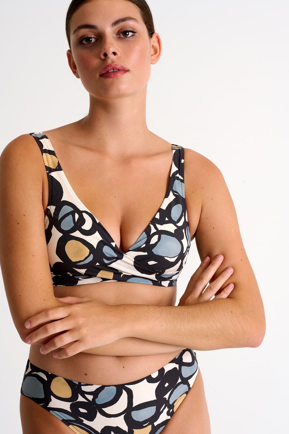 SHAN FAUX WRAP OTS TOP - MADISSON