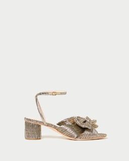 LOEFFLER RANDALL DAHLIA KNOT MULE W/ANKLE STRAP