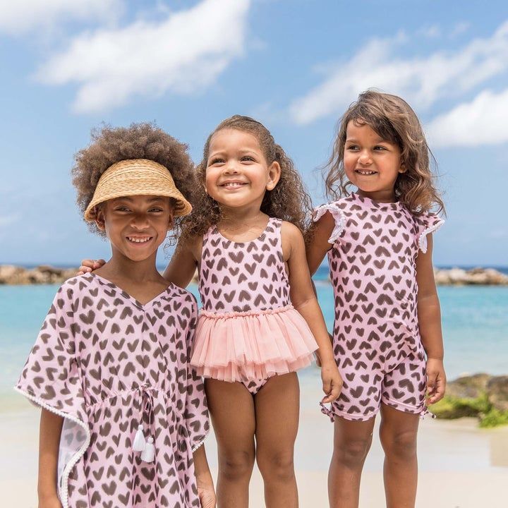 SNAPPER ROCK Wild Love Flutter Sleeve Sunsuit