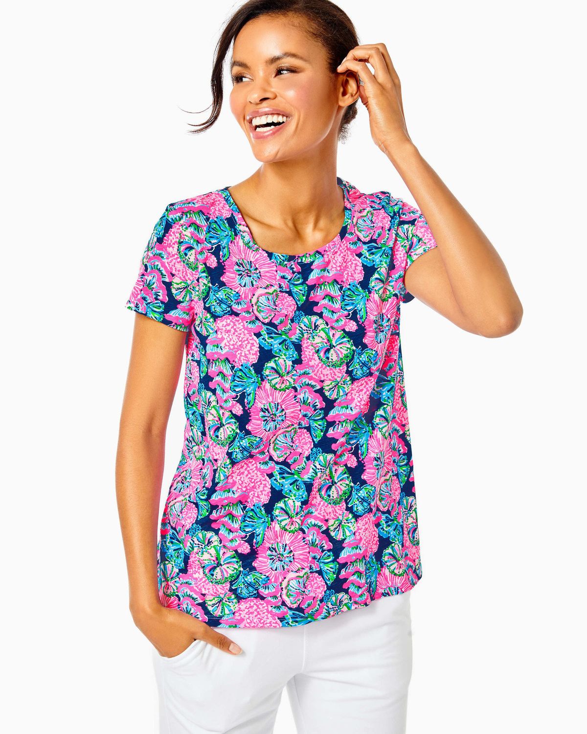 Lilly Pulitzer S23 Etta Scoop-neck