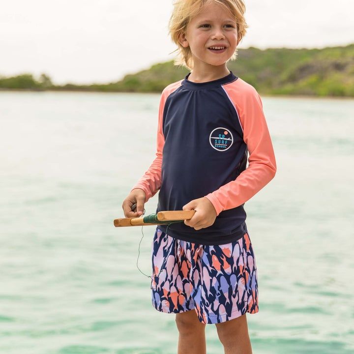 SNAPPER ROCK Fish Frenzy Volley Board Short