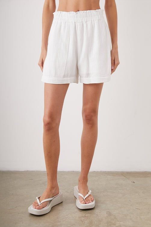 RAILS LEIGHTON SHORT WHITE