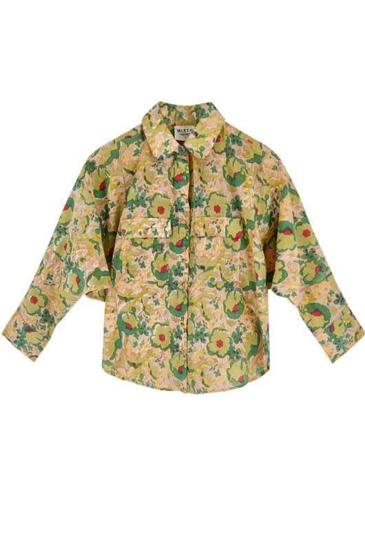 Mirth Kyoto blouse in Rose Bloom