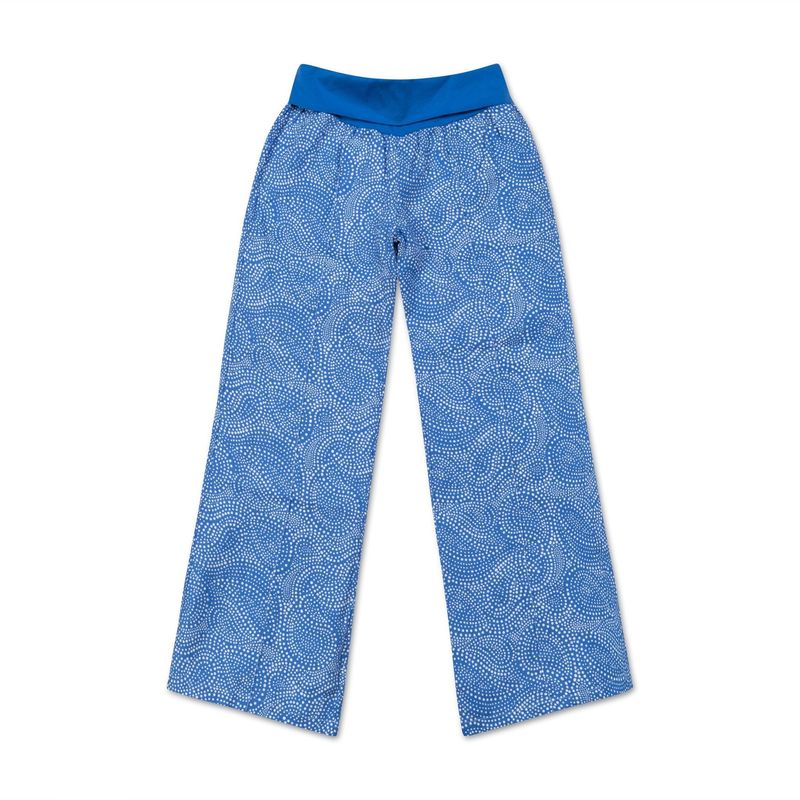 HIHO MARIGOT ROLL DOWN PANT BLUE PAISLEY