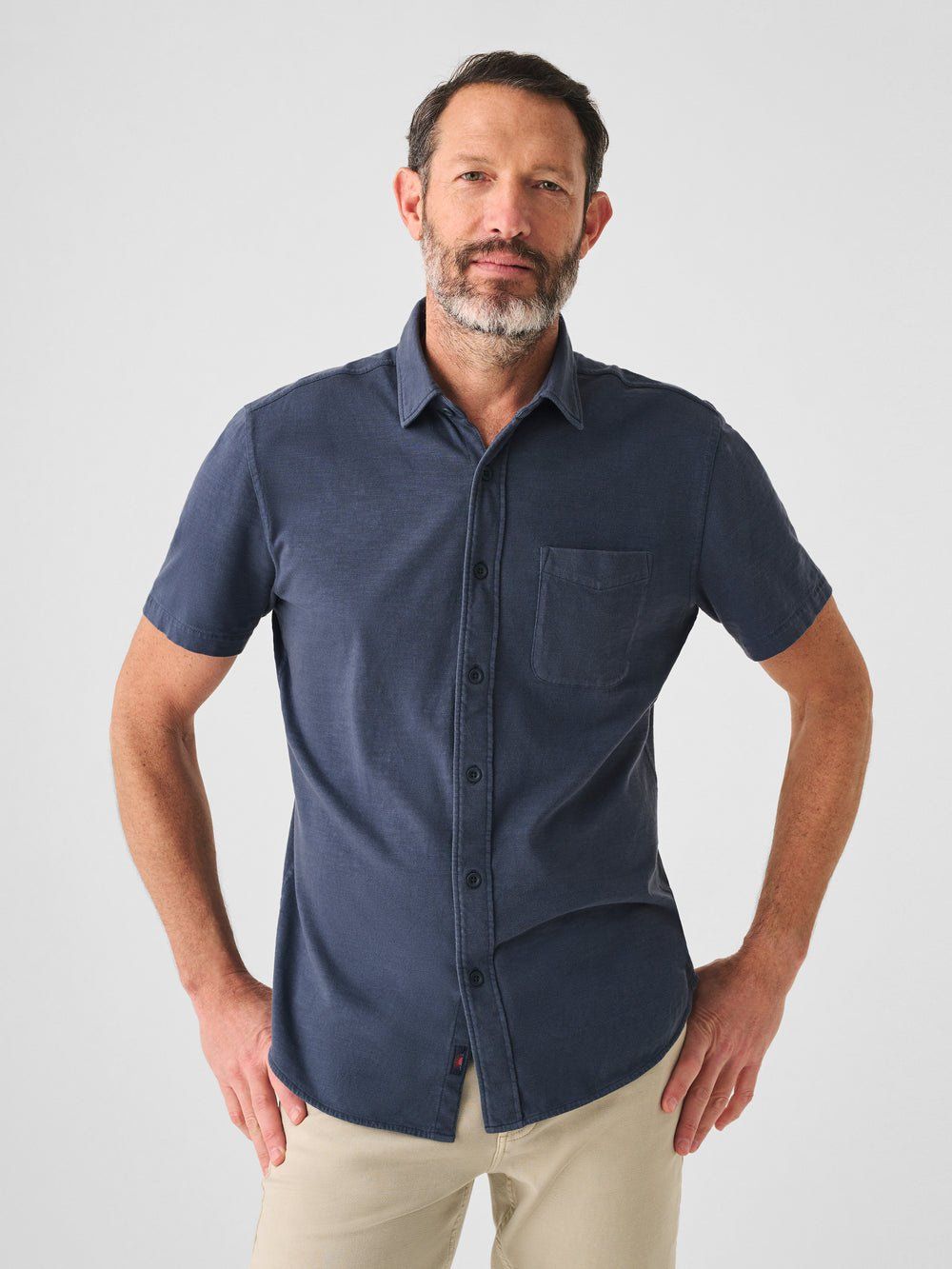 FAHERTY ss knit seasons shirt