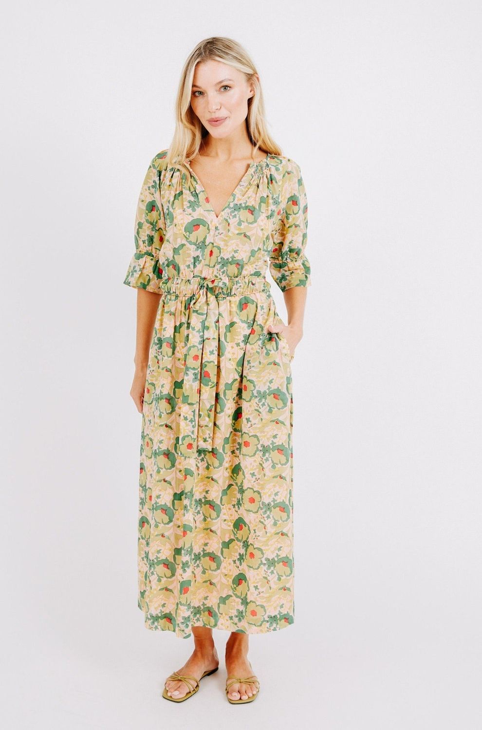 Mirth Vienna dress in Rose Bloom