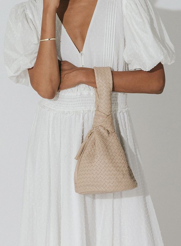 CLEOBELLA CELINE WOVEN HANDBAG