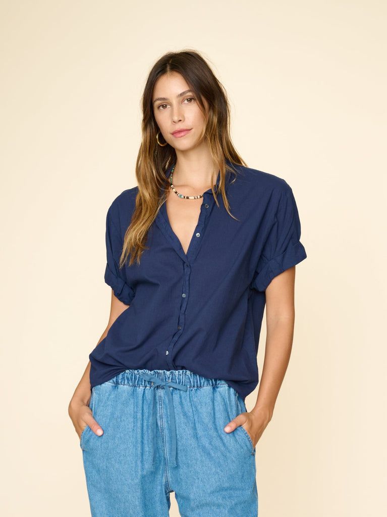 XIRENA Channing Shirt Navy