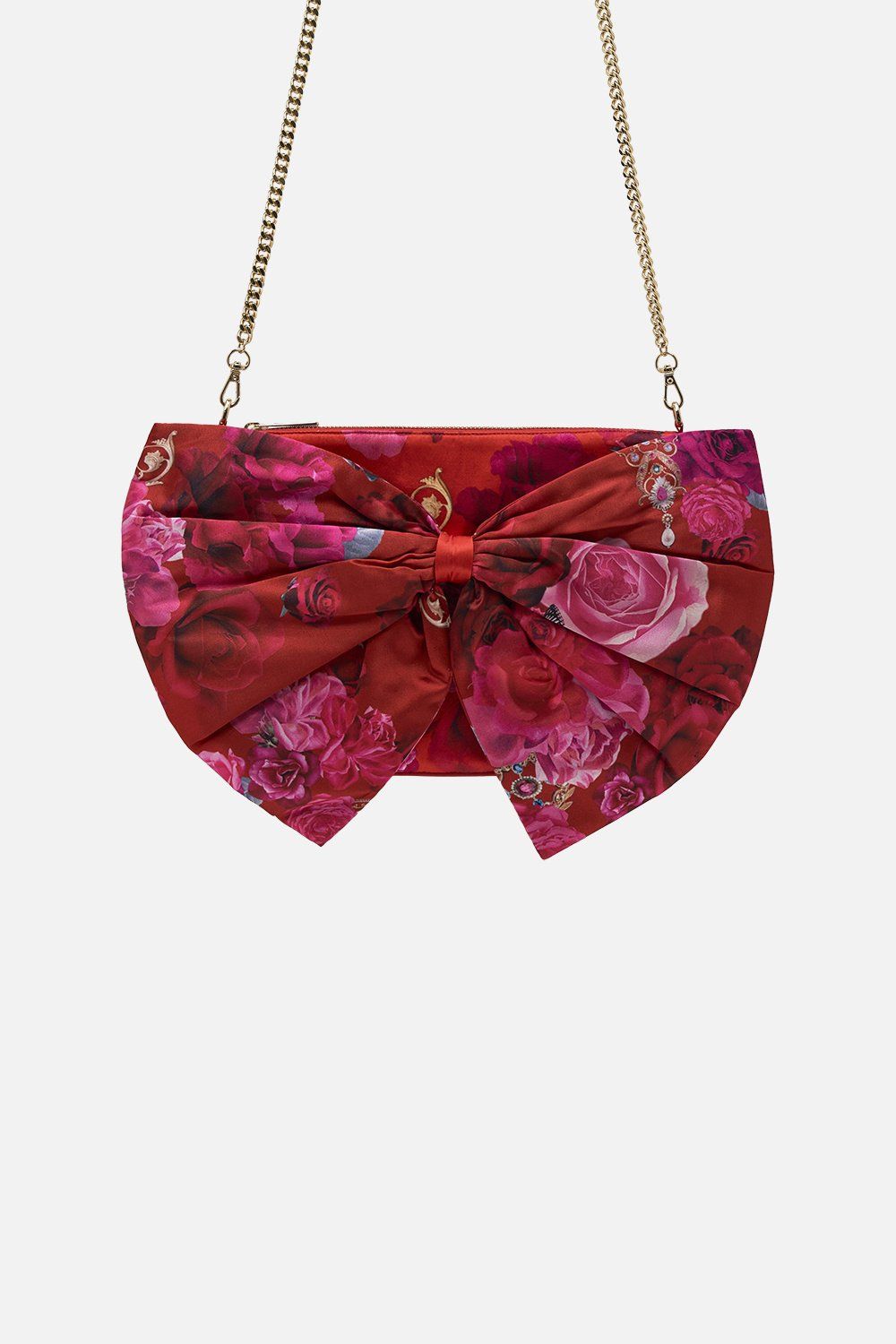 CAMILLA  BOW BAG ITALIAN ROSA