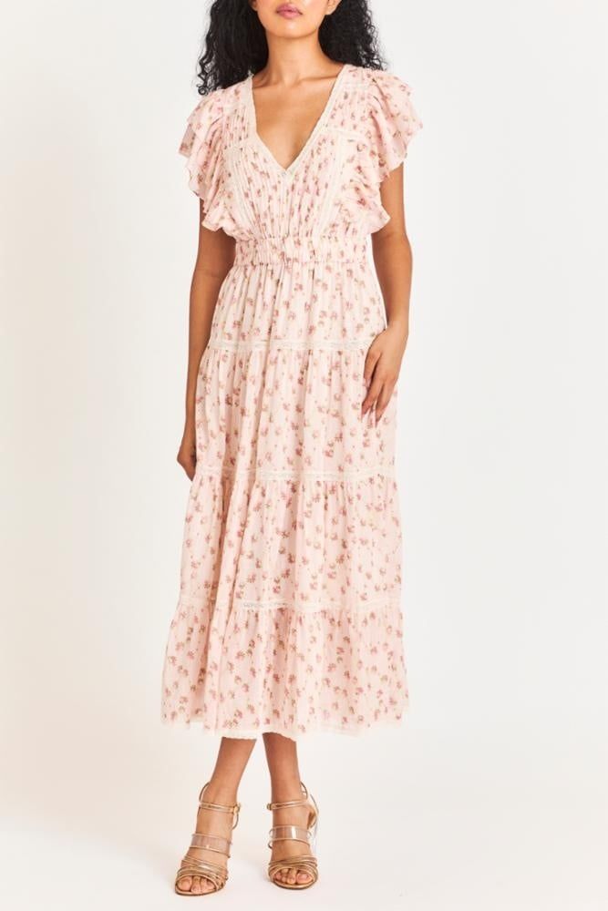 LOVE SHACK FANCY NAYARA DRESS CHERRY KISSES