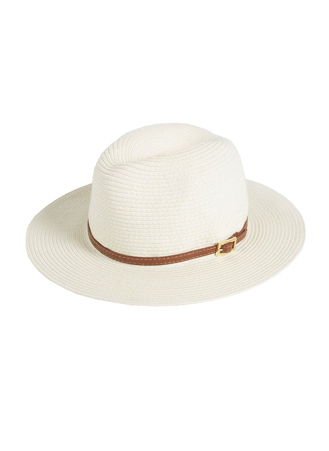 MELISSA ODABASH Fedora CR Cream/Tan Belt