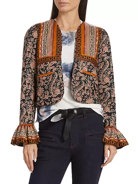 LOVE THE LABEL Jaelyn Jacket Riana Print